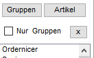 14. Filterung nach Gruppen oder Artikeln
