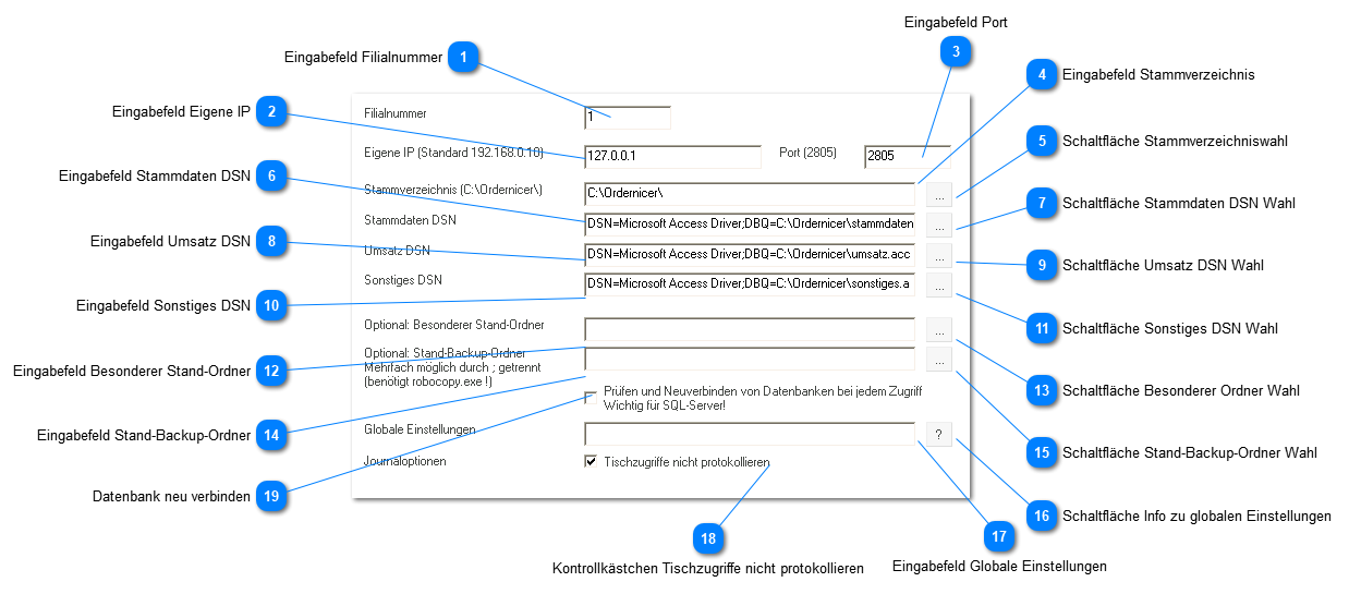 Fenster Einstellungen Allgemein