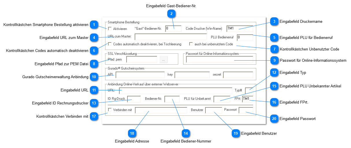 Fenster Einstellungen Web