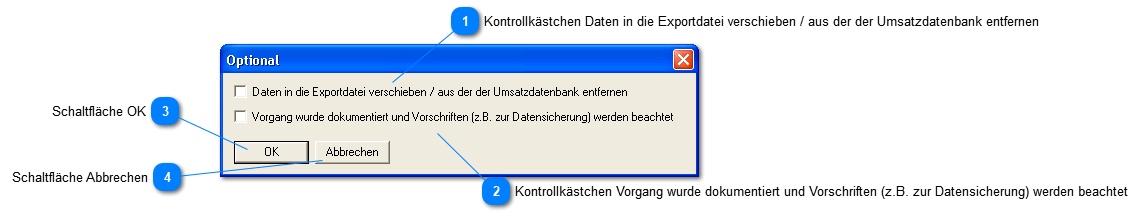 Fenster Optional Datenbankinhalte verschieben