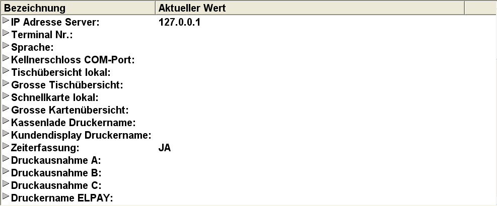 1. Liste Einstellungen ändern....