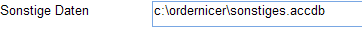 5. Eingabefeld Sonstige Daten-DB